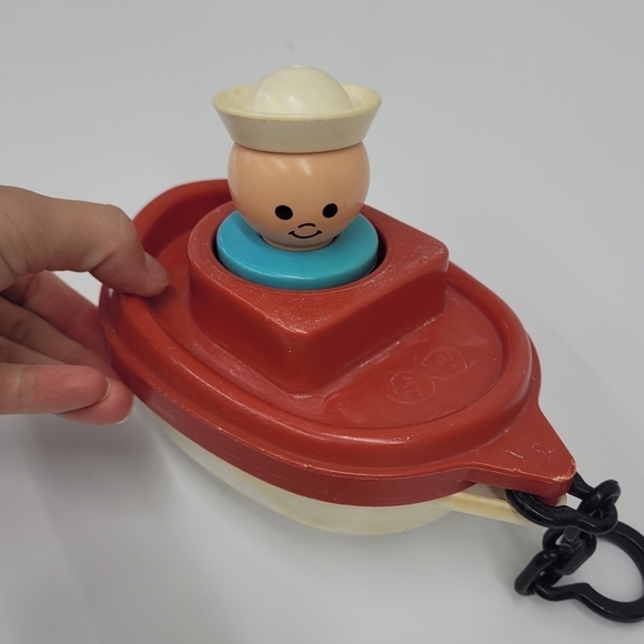 Fisher-Price Vintage 1978 Tug Boat Bath Toy - Picture 5 of 6